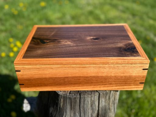 Black Walnut & Hickory Jewelry Box
